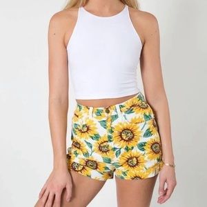American apparel sunflower shorts